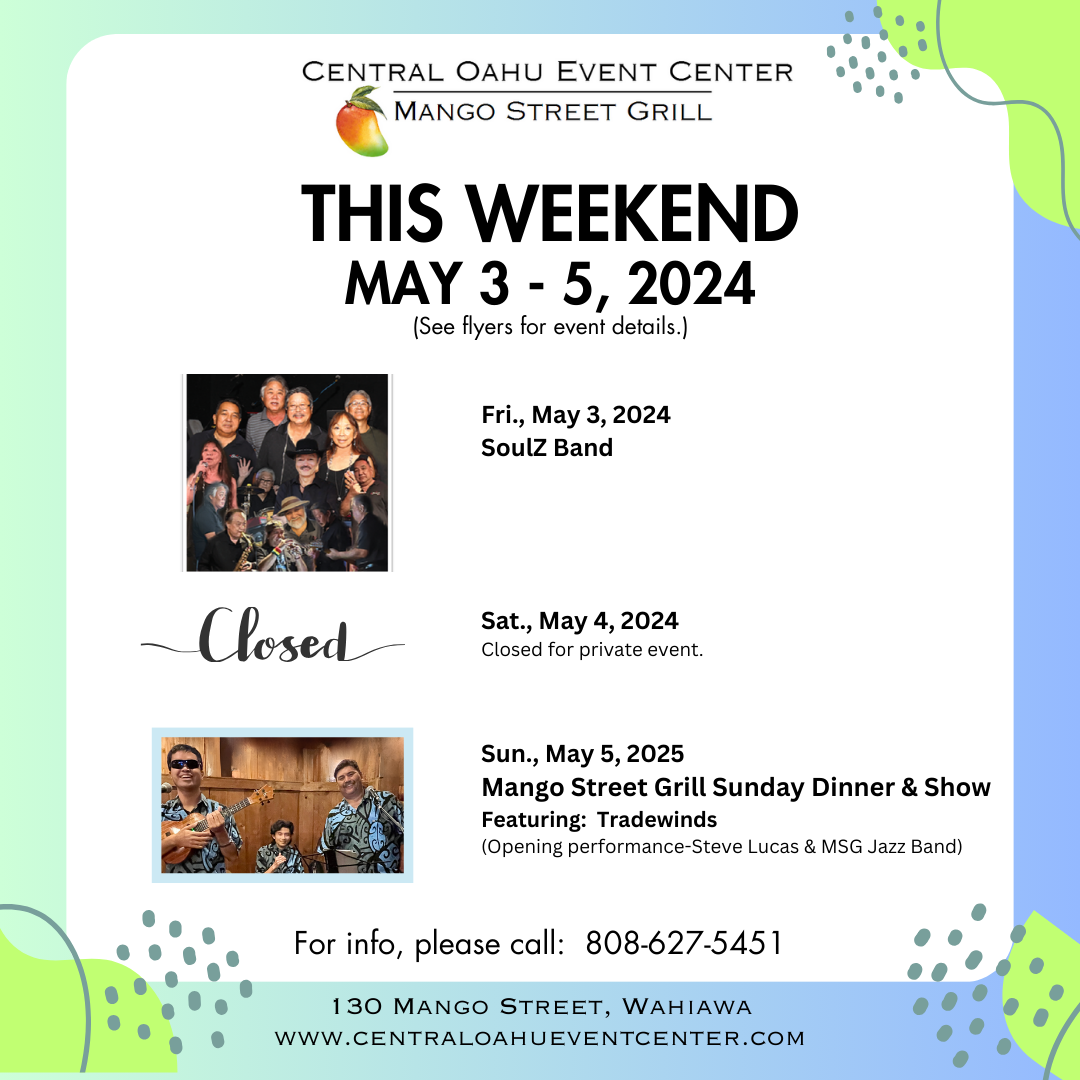 COEC Events Central Oahu Event Center